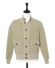 CIRCOLOコットンストレッチ スタンドカラー ブルゾンmb_c1