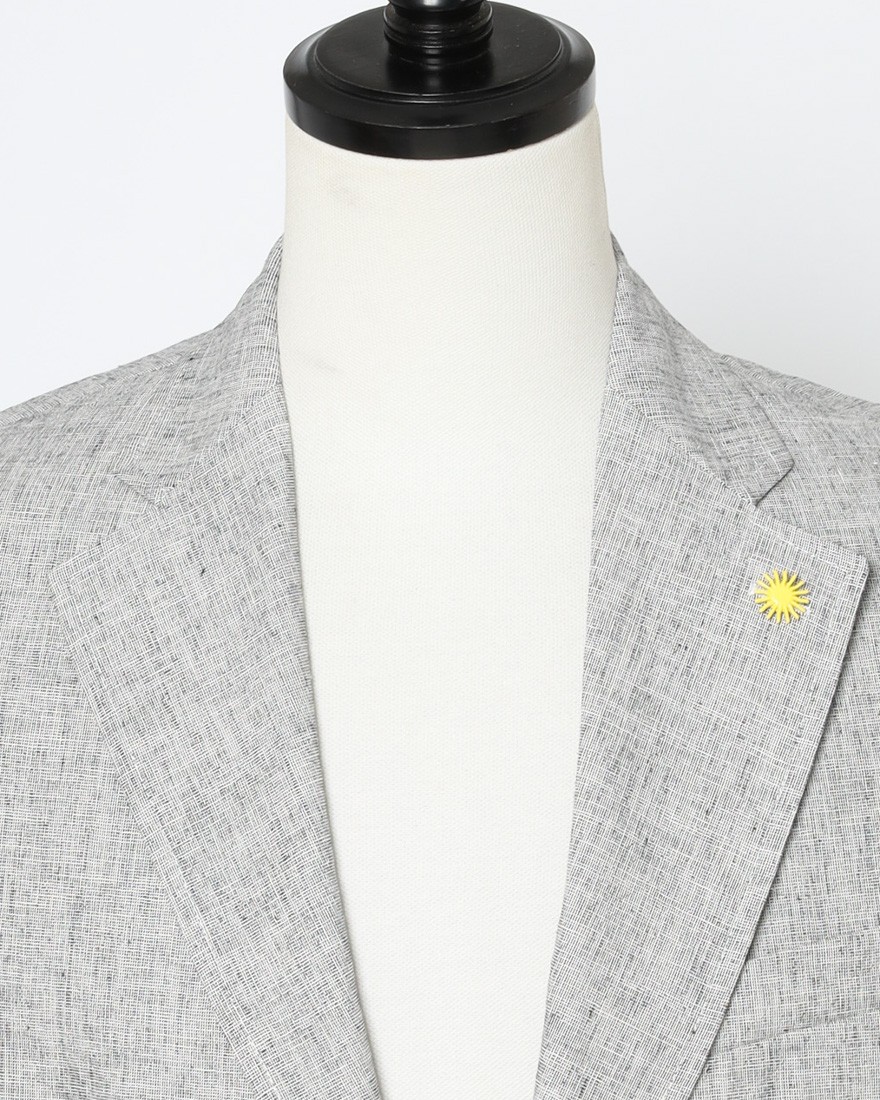 giannettoリネンコットン 2B シングル ジャケット【CORALLO/コラッロ 】05l