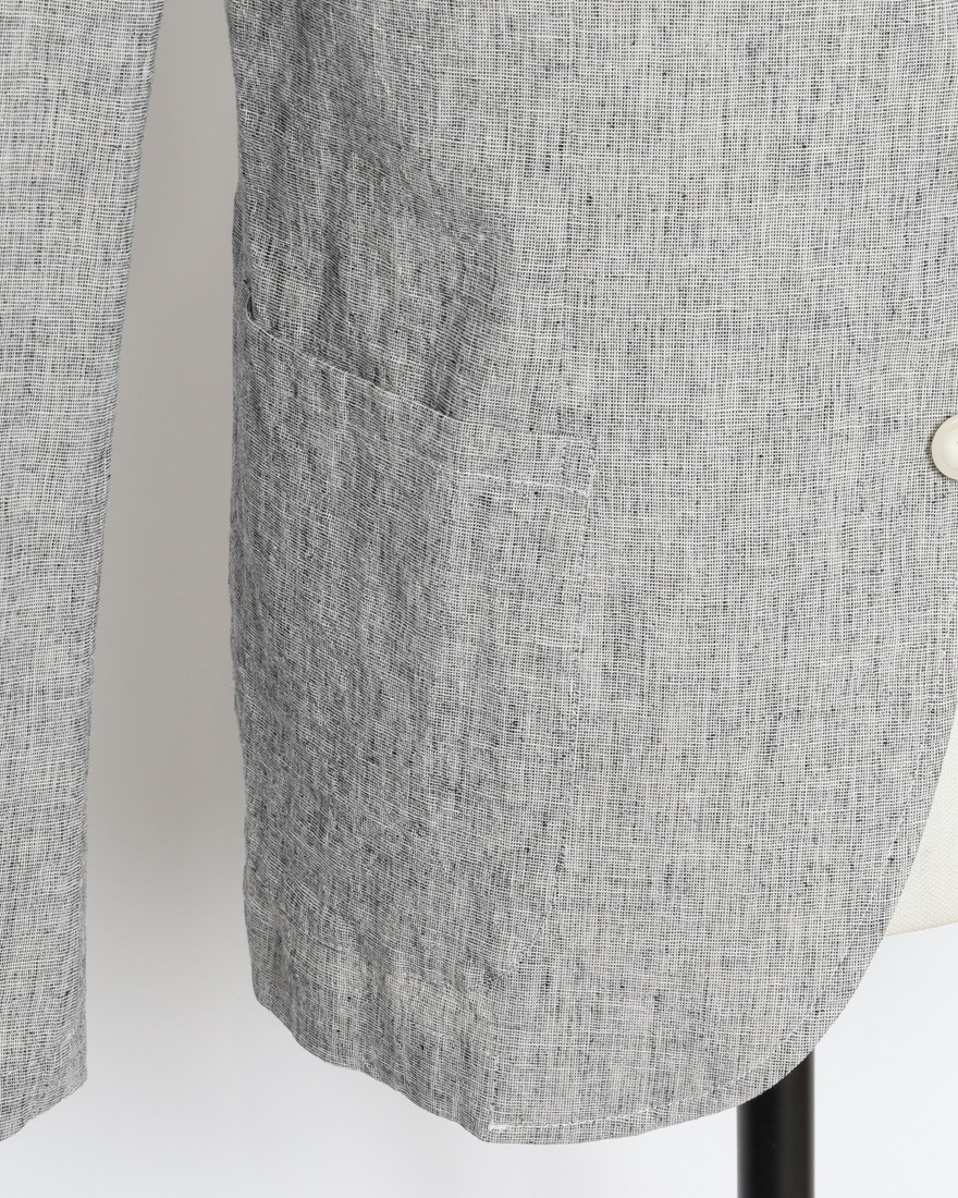 giannettoリネンコットン 2B シングル ジャケット【CORALLO/コラッロ 】06l