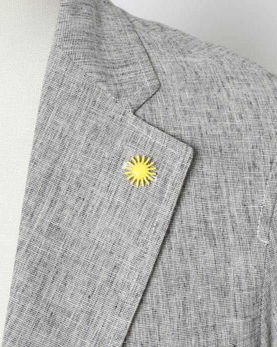 giannettoリネンコットン 2B シングル ジャケット【CORALLO/コラッロ 】08l