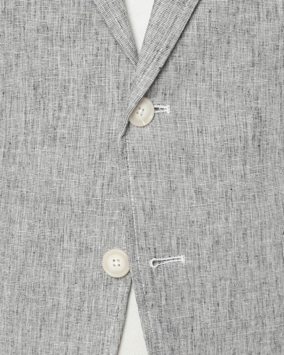 giannettoリネンコットン 2B シングル ジャケット【CORALLO/コラッロ 】10l