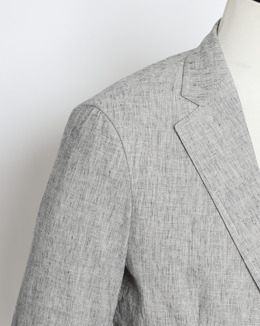 giannettoリネンコットン 2B シングル ジャケット【CORALLO/コラッロ 】11l