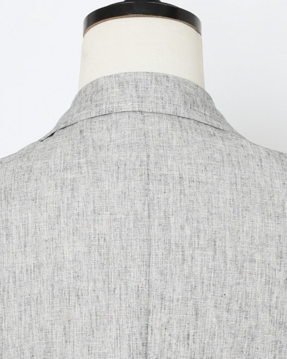 giannettoリネンコットン 2B シングル ジャケット【CORALLO/コラッロ 】12l