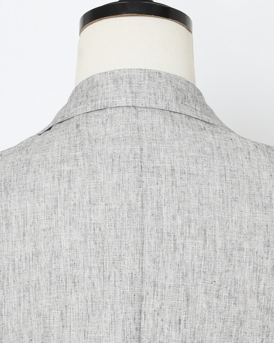 giannettoリネンコットン 2B シングル ジャケット【CORALLO/コラッロ 】12l