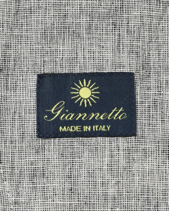 giannettoリネンコットン 2B シングル ジャケット【CORALLO/コラッロ 】19l