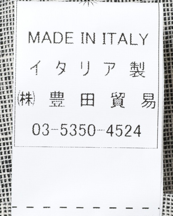 giannettoリネンコットン 2B シングル ジャケット【CORALLO/コラッロ 】24l