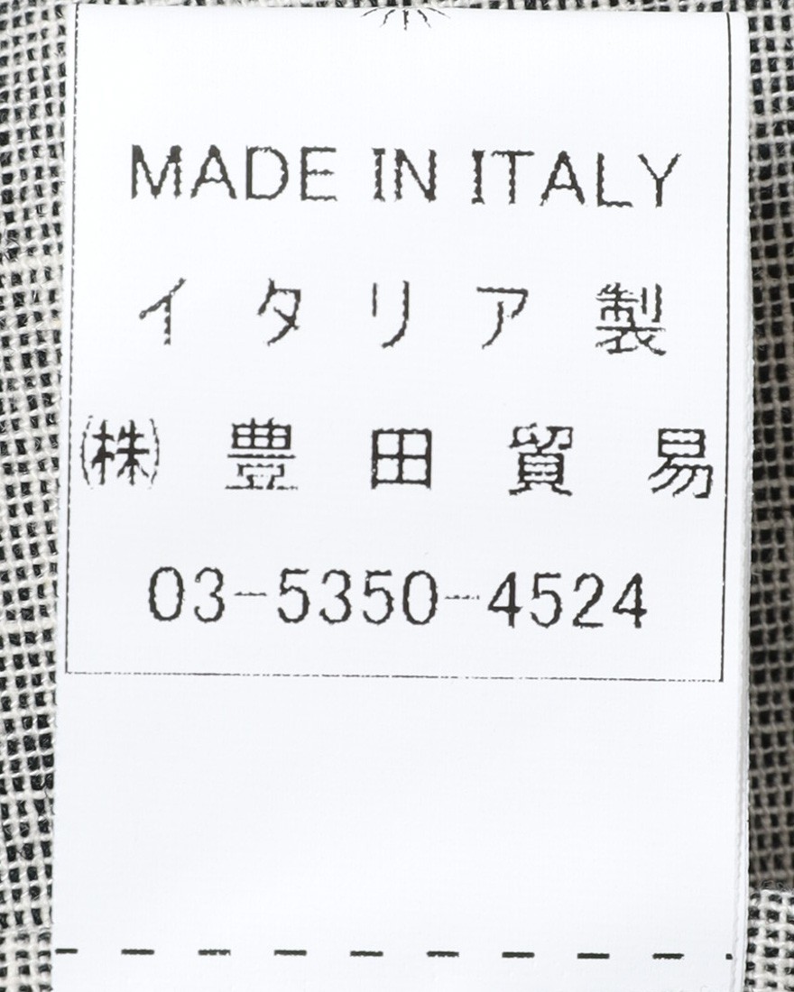 giannettoリネンコットン 2B シングル ジャケット【CORALLO/コラッロ 】24l