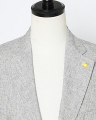 giannettoリネンコットン 2B シングル ジャケット【CORALLO/コラッロ 】mb_05l