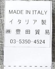 giannettoリネンコットン 2B シングル ジャケット【CORALLO/コラッロ 】mb_24l