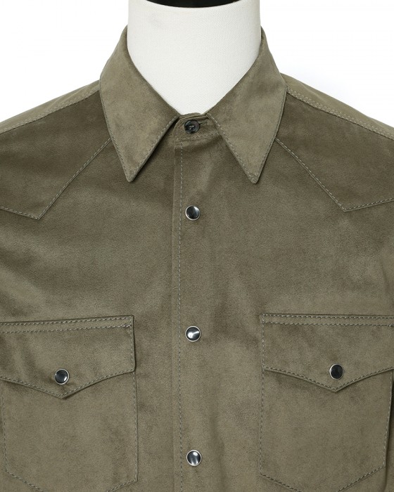ASPESIALCANTARA® テクノスエード ウエスタンシャツ06l