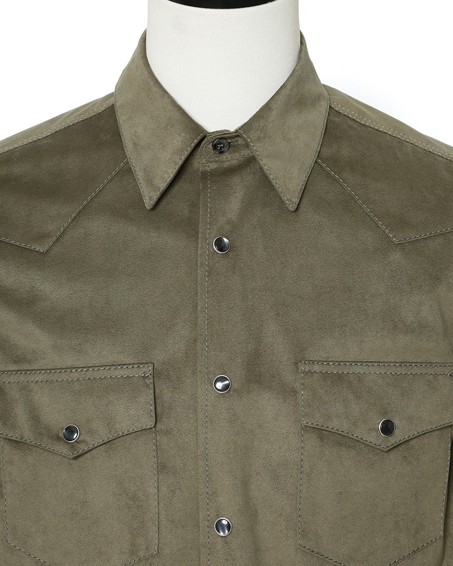 ASPESIALCANTARA® テクノスエード ウエスタンシャツ06l