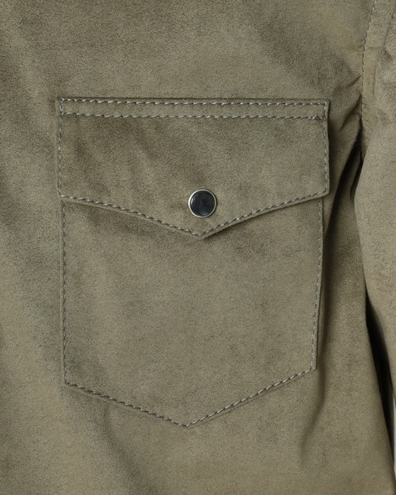 ASPESIALCANTARA® テクノスエード ウエスタンシャツ08l