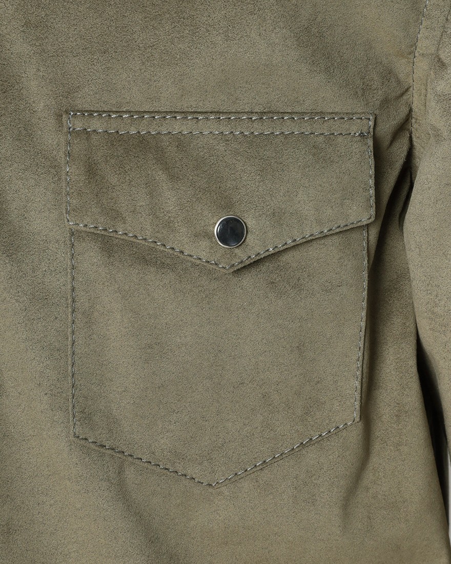 ASPESIALCANTARA® テクノスエード ウエスタンシャツ08l