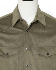 ASPESIALCANTARA® テクノスエード ウエスタンシャツmb_05l