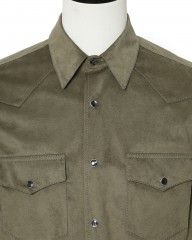 ASPESIALCANTARA® テクノスエード ウエスタンシャツmb_06l