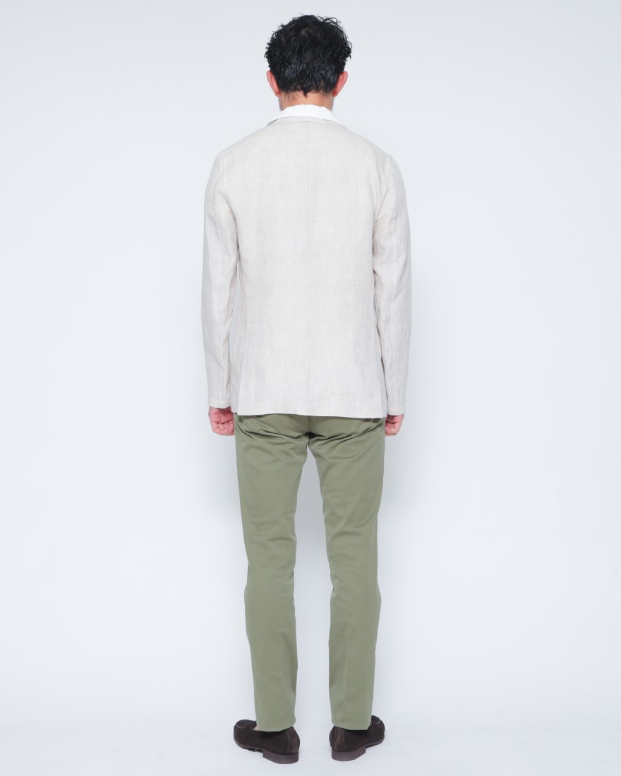 giannettoリネン 2B シングル ジャケット【CORALLO/コラッロ】03l