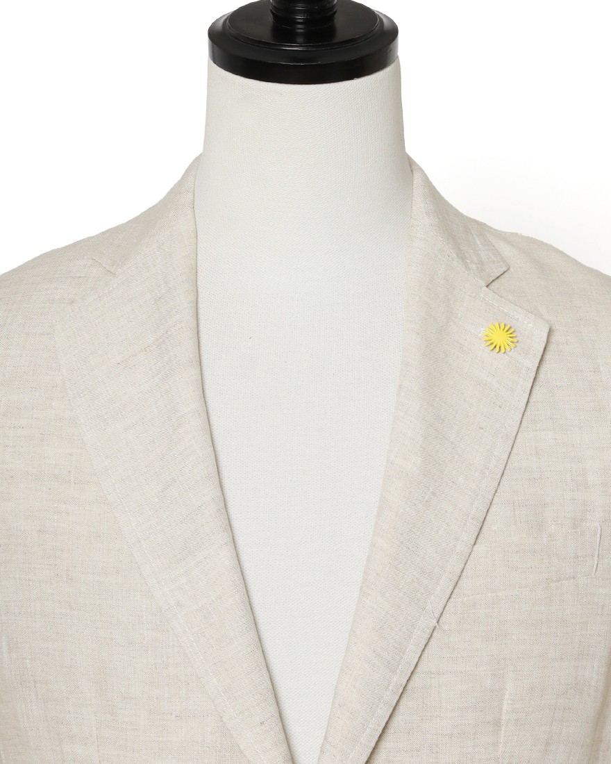 giannettoリネン 2B シングルジャケット【CORALLO】05l