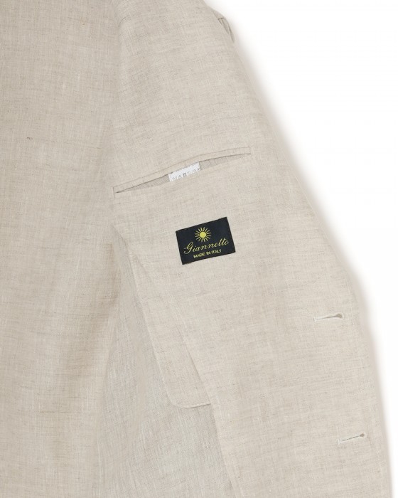 giannettoリネン 2B シングルジャケット【CORALLO】17l