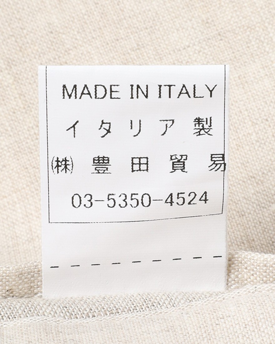 giannettoリネン 2B シングルジャケット【CORALLO】24l