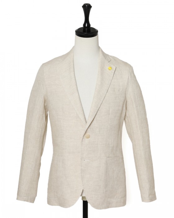 giannettoリネン 2B シングル ジャケット【CORALLO/コラッロ】ma