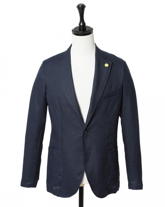 giannettoリネン 2B シングル ジャケット【CORALLO/コラッロ】c1