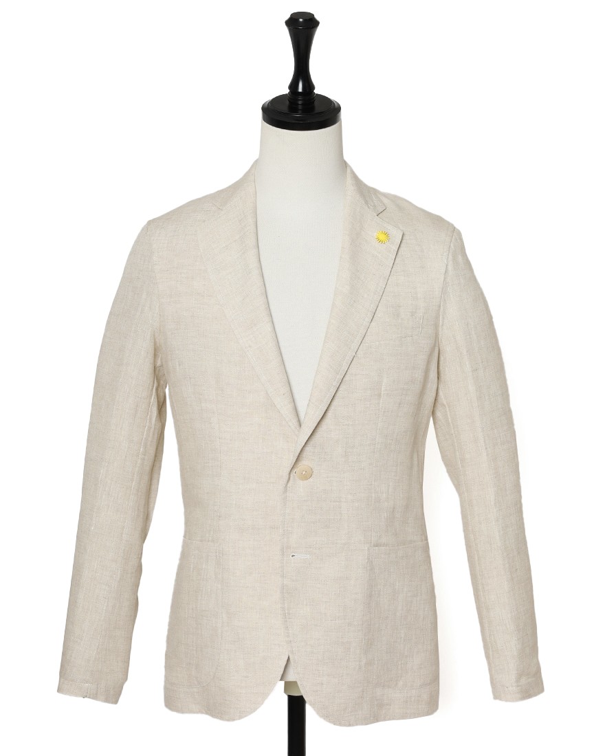 giannettoリネン 2B シングル ジャケット【CORALLO/コラッロ】ma