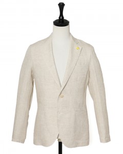 リネン 2B シングルジャケット【CORALLO】