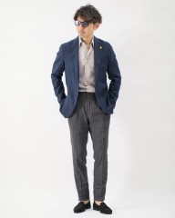 giannettoリネン 2B シングル ジャケット【CORALLO/コラッロ】mb_ma