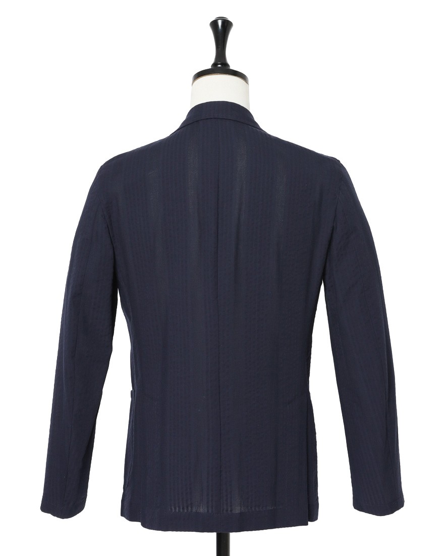 giannettoコットンシアサッカー 2B シングル ジャケット【CORALLO/コラッロ 】04l