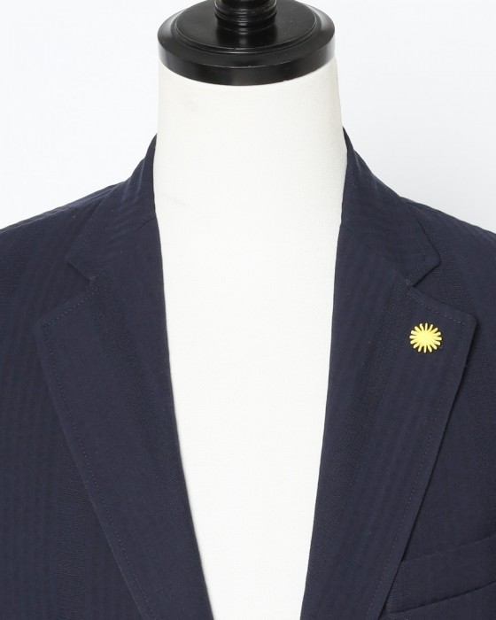 giannettoコットンシアサッカー 2B シングル ジャケット【CORALLO/コラッロ 】05l