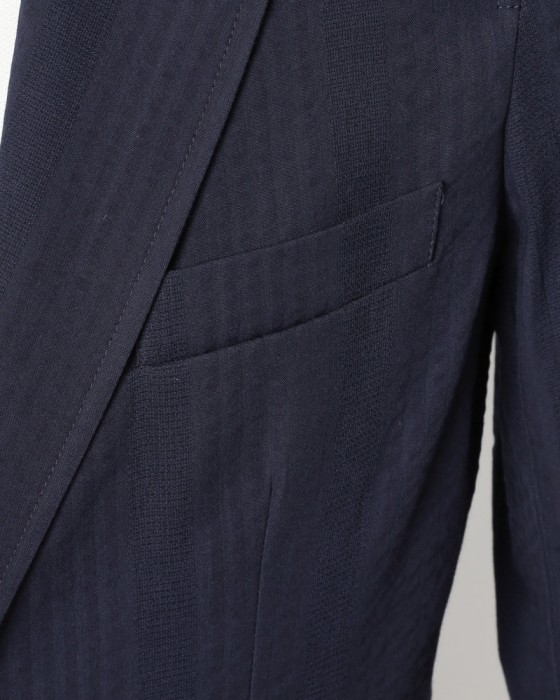 giannettoコットンシアサッカー 2B シングル ジャケット【CORALLO/コラッロ 】09l