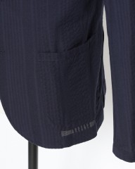 giannettoコットンシアサッカー 2B シングル ジャケット【CORALLO/コラッロ 】mb_07l