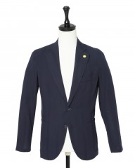 giannettoコットンシアサッカー 2B シングル ジャケット【CORALLO/コラッロ 】mb_c0