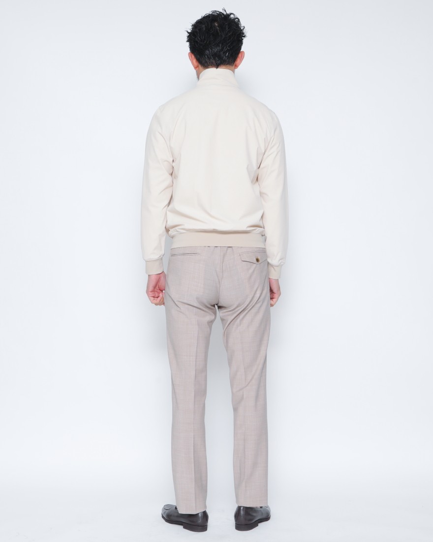 giabsarchivioナイロンストレッチ スタンドカラー ブルゾン【PUCCINO/プッチーノ】03l