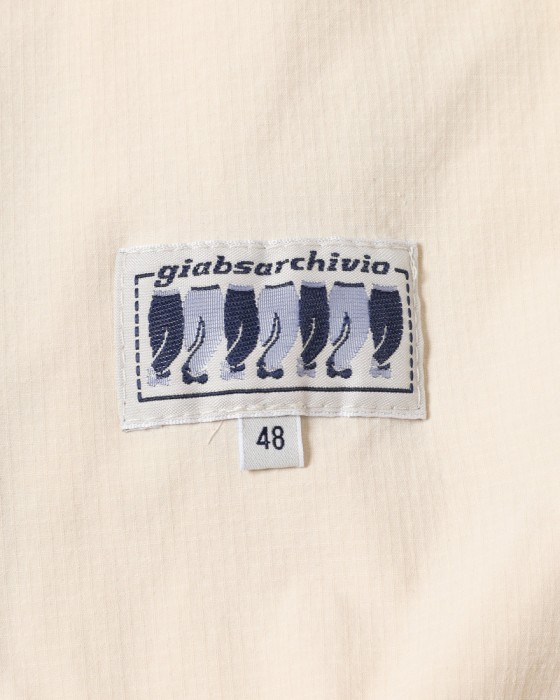 giabsarchivioナイロンストレッチ スタンドカラー ブルゾン【PUCCINO/プッチーノ】14l