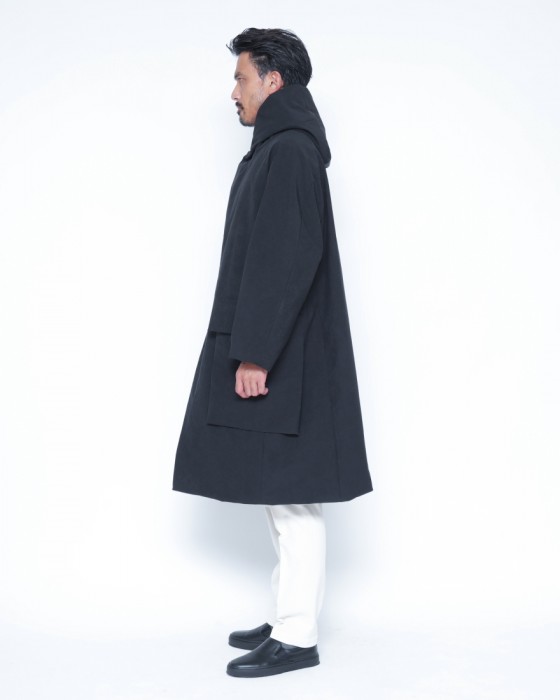 TEATORA撥水中綿 フーデッドロングコート【DATA DOME  BR-PLUS】02l
