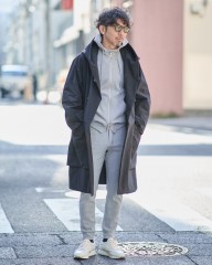 TEATORA撥水中綿 フーデッドロングコート【DATA DOME BR-PLUS】mb_ma