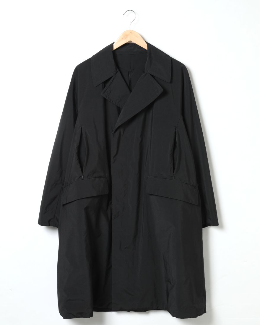 美品 テアトラ TEATORA コート Device Coat DT-UR デバイスコート フード付き ナイロン アウター メンズ 46(M相当) ブラック