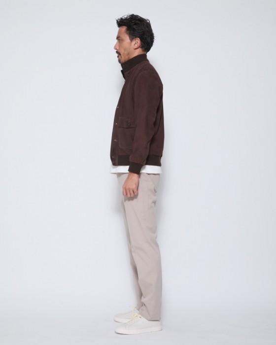 スエードレザーブルゾン【VALSTARINO/JPN SLIM FIT】｜VALSTAR