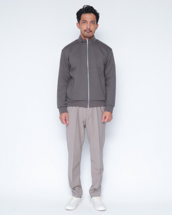 three dotsカードボード ジップアップ ブルゾン01l