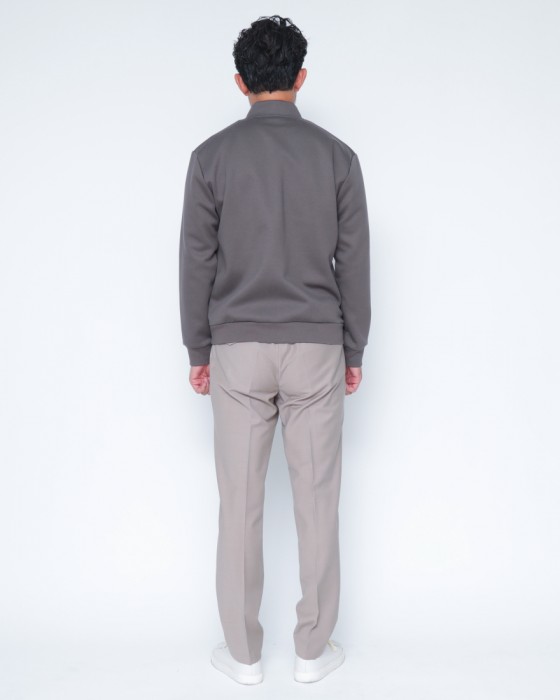 three dotsカードボード ジップアップ ブルゾン03l