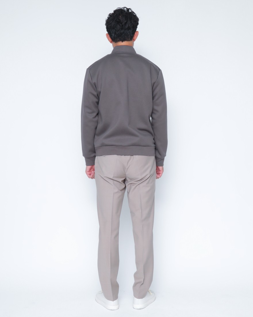 three dotsカードボード ジップアップ ブルゾン03l