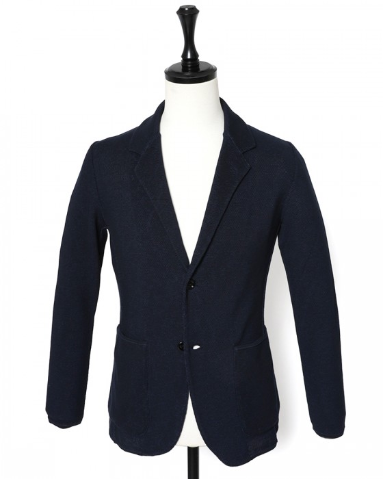 Finjackシングルニットジャケットc0