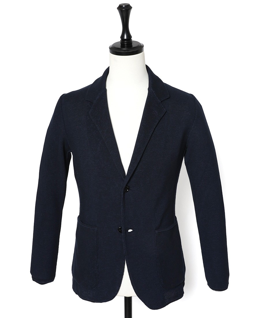 Finjackシングルニットジャケットc0