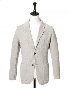 シングルニットジャケット