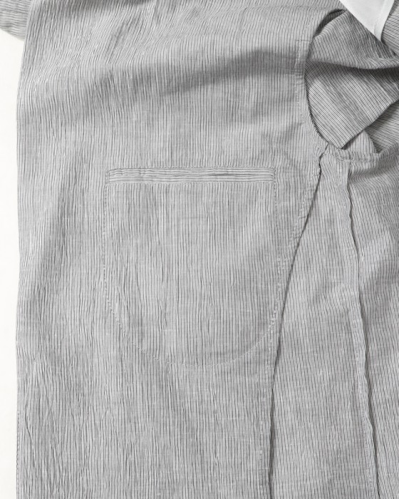 Finjack楊柳リネンコットンストライプ2B ジャケット16l