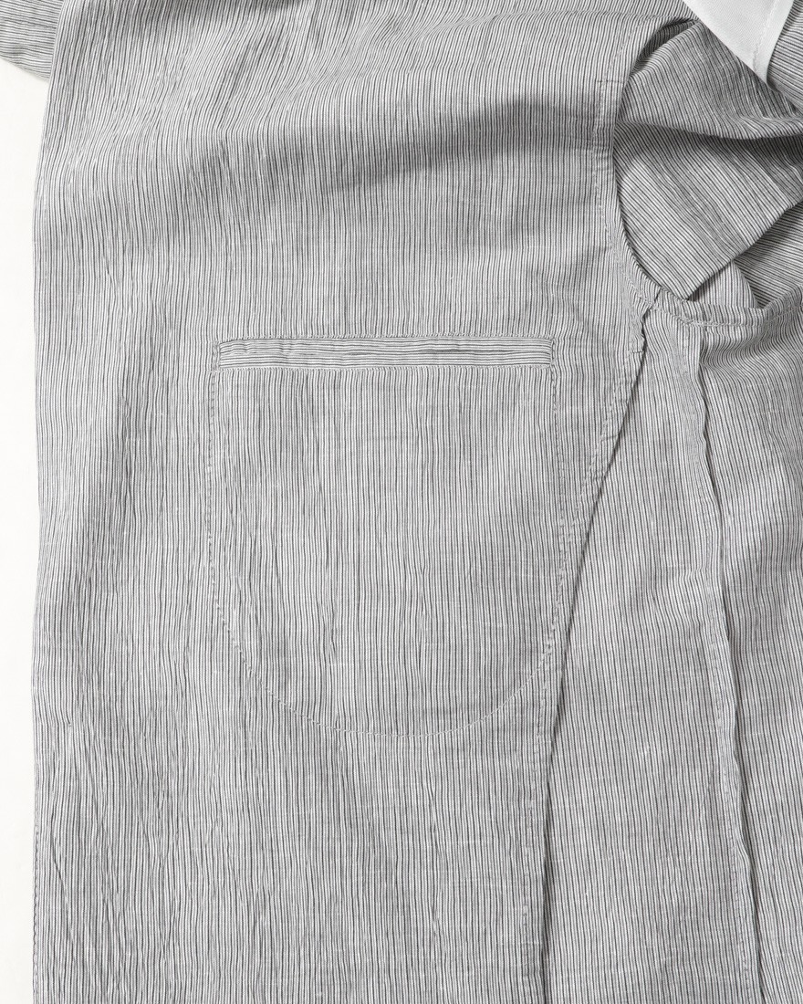 Finjack楊柳リネンコットンストライプ2B ジャケット16l