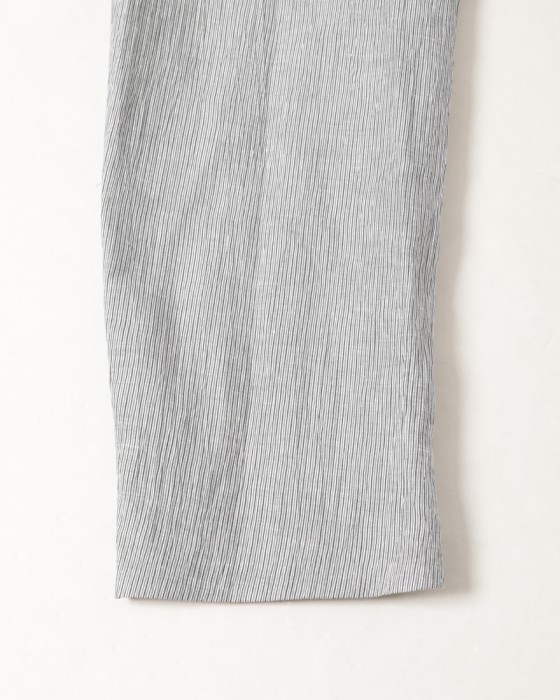 Finjack楊柳リネンコットンストライプ2B ジャケット20l