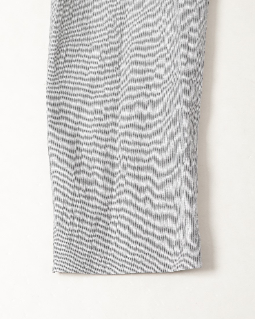 Finjack楊柳リネンコットンストライプ2B ジャケット20l