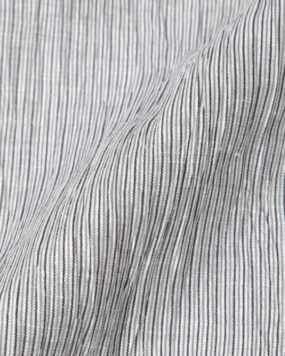 Finjack楊柳リネンコットンストライプ2B ジャケット22l